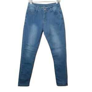 womens jeggings size M blue skinny stretch denim